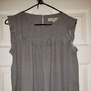 Loft - flowy women's summer sleeveless blouse